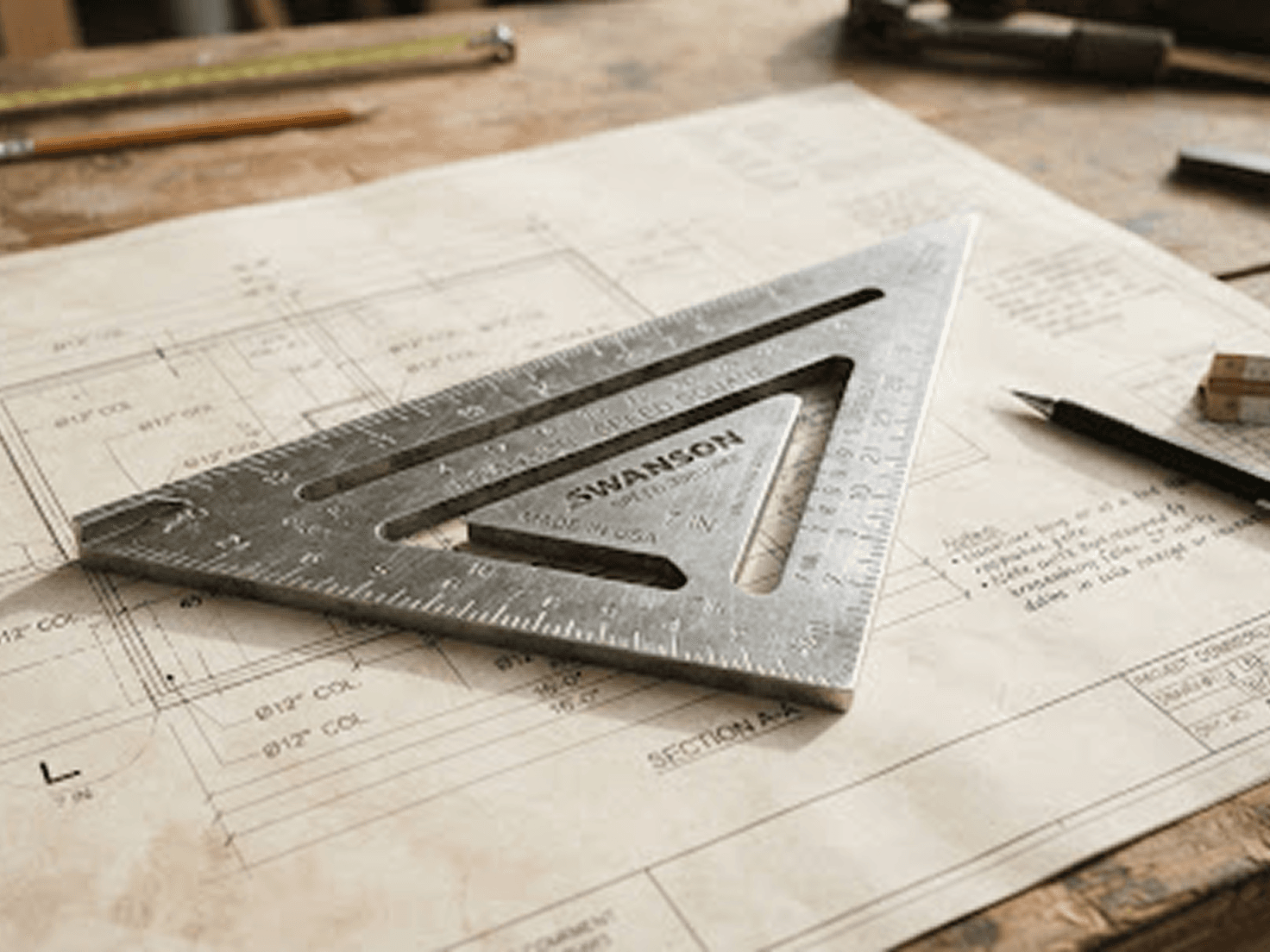 Machined Aluminum 7" Speed Square